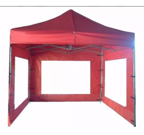 Tenda Sanfonada 3x3 Lona Pvc Maior Durabilidade + 3 Laterais