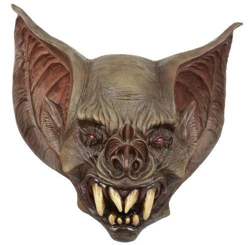 Máscara De Látex Bat Creature Murciélago Halloween Terror