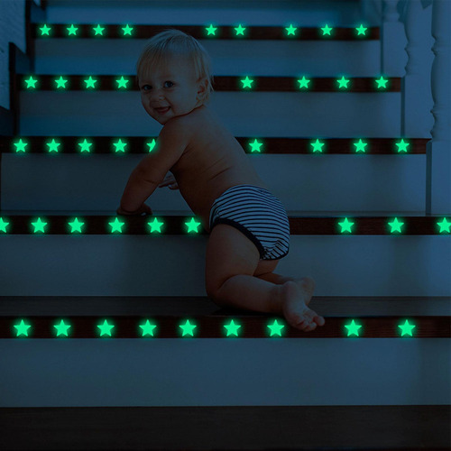 Calcomanías De Pared Con Forma De Estrella, Pegatinas De Tec