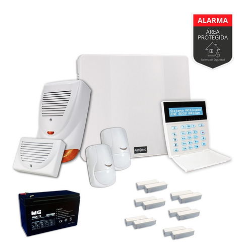 Alarma Para Casa Sensor Magnetico Kit - Cableado