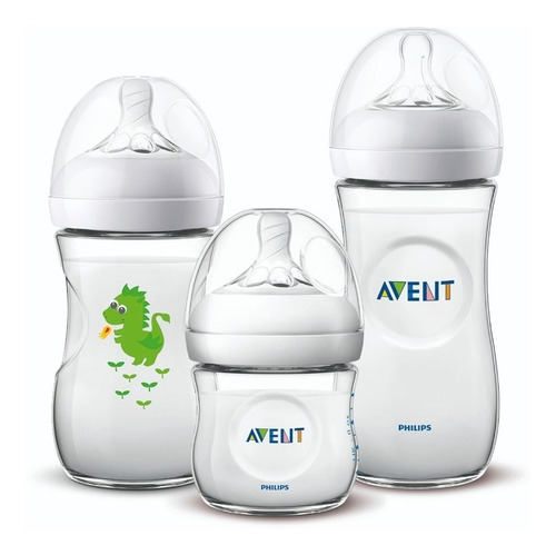 3 Mamadeira Avent Petala - Anticolica 100%original (dragão)