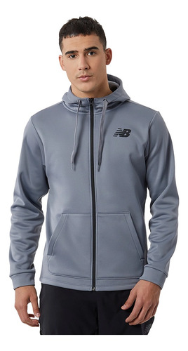 Campera New Balance Tenacity Performance Gris - Mj23020gnm