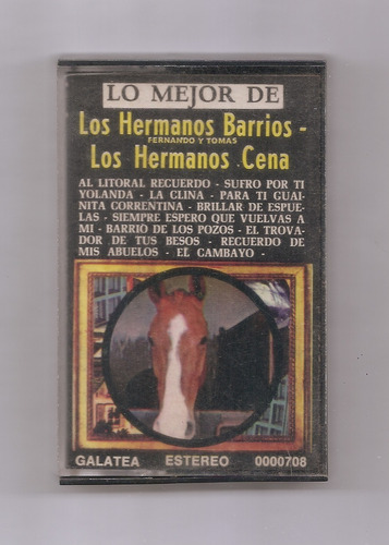 Lo Mejor De Los Hermanos Barrios Cena Cassette Usado