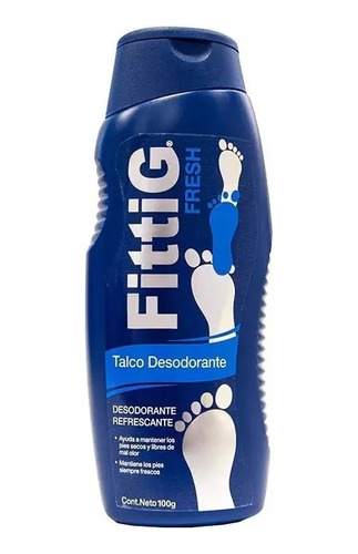 Talco Para Pies Fittig 100g Antitranspirante