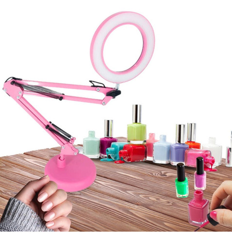Lámpara De Mesa Ajustable For Manicura, Costura, Lectura,