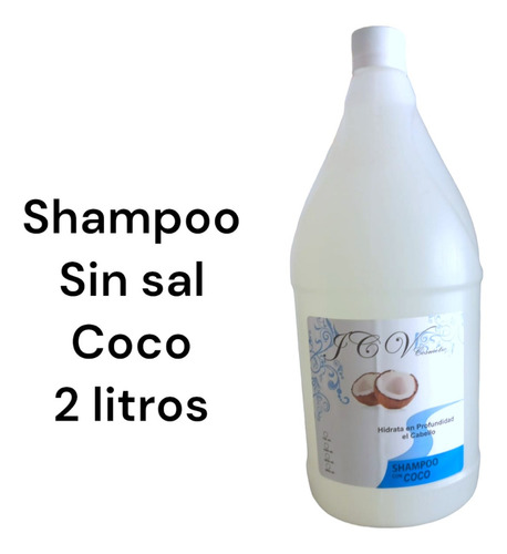 Shampoo Sin Sal Coco 2 Litros - mL a $12