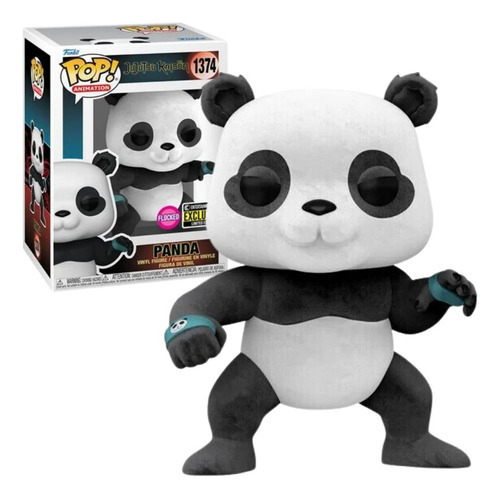 Funko Pop Panda Flocked - Jujutsu Kaisen - Exclusivo