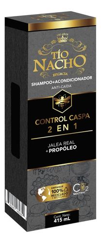 Tio Nacho 2 En 1 Shampoo + Acondicionador Anti Caspa, 415ml.