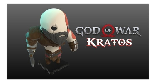 Pk God Of War, Kratos - Arquivo Stl - Impressora 3d