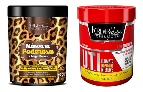 Kit Máscaras Poderosa E Uti 950g - Forever Liss