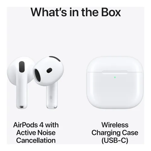 Apple Airpods 4 Auriculares Bluetooth Cancelación De Ruido Color