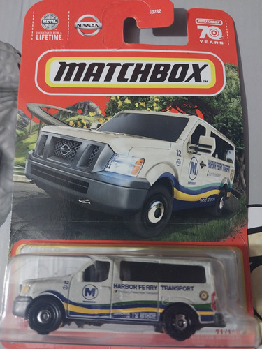 Carrito A Escala 1/64 Matchbox Nissan Van   Mattel Original