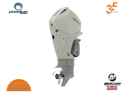 Imagem 5 de 8 de Motor Mercury 4t 225hp Xl V6 Dts Comando Eletrônico Poddium