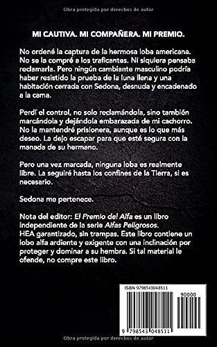 El Premio Del Alfa Un Romance Con Un Hombre Lobo..., de Rose, Renee. Editorial Independently Published en español