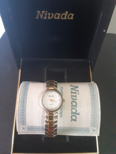 Reloj Nivada Clasico Original Quartz Para Mujeres 