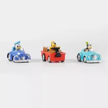 Comprar Set 3 Autitos Disney Pluto-goofy-donald Original A Fricción