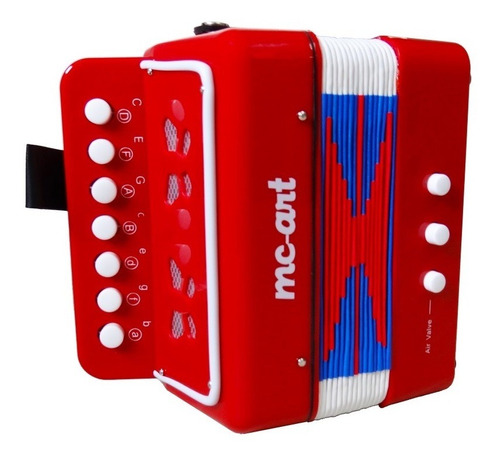 Acordeon Infantil Mc-art Lt214 Infantil Instrumento Musical