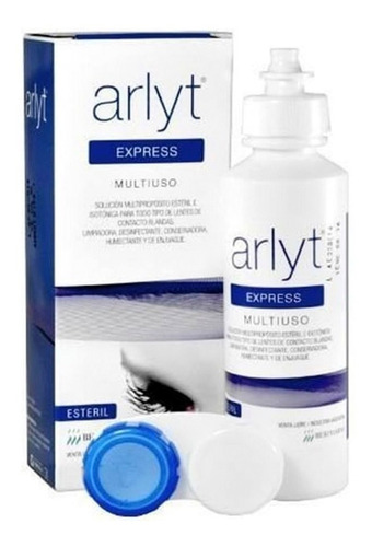 Imagen 1 de 1 de Líquido Arlyt Express Multiuso Para Todo Tipo, Lentes Bland