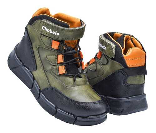 Bota Niño Chabelo 50205 Verde Moda Casual 18 Al 21.5 (18.0 -