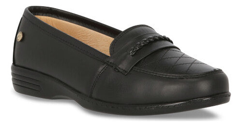 Mocasin Casual 26220pr Liso Niñas Doble Ancho Flats 8days