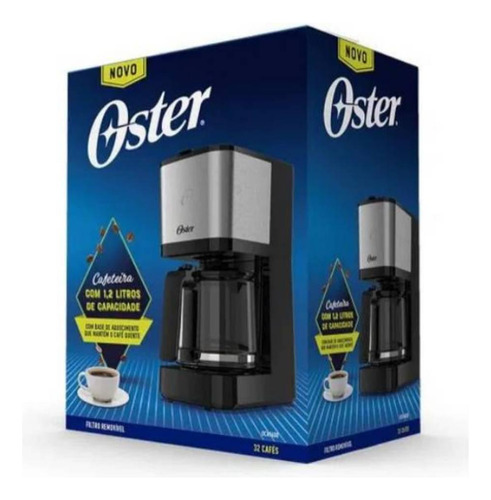 Cafeteira Oster Ocaf600 127v Quadrada 1.2l