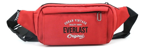 Riñonera Everlast New York Deporte Bolsillo Anti Robo Viaje Color Rojo 14342