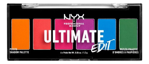 Paleta Ultimate Edit Petit Shadow Palette Brights Nyx