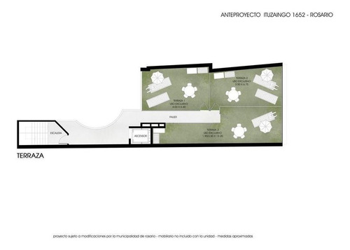 Imagen 21 de 22 de Departamento Monoambiente Con Terraza A La Venta Construcción Ituzaingo 1600 - Abasto