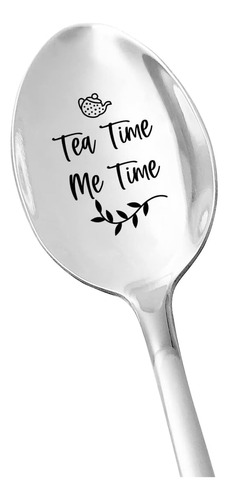 Cuchara Para Amantes Del Café Tea Time Me Time, Tamaño G