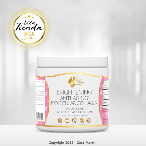 Suplemento Brightening Anti-aging Molecular Collagen