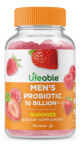 Men's Probiotic 10 Billion 90 Gomitas Lifeable