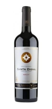 Vino Santa Digna Merlot 12 Botellas