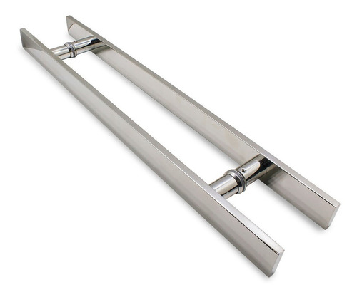 Puxador Chato Inox 150cm 1,5 M Porta Alto Padrão Cor Polido
