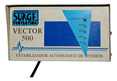 Estabilizador Automático De Tensión Vector 500 Funciona Beige (Usado)