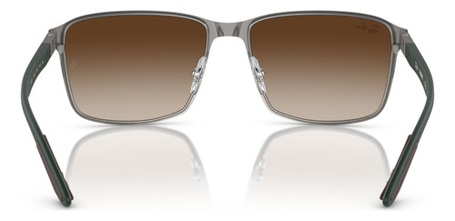 Lentes De Sol Marrón Degradado Ray-ban Rb3721188/13