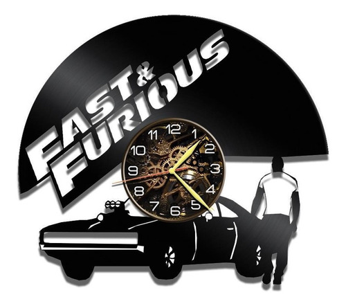 Reloj Corte Laser 1792 Rapido Y Furioso Charger Y Toretto