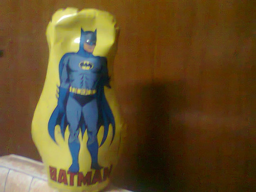 Muñeco Inflable Batman Clasico Tentenpie Dc Comic Retro Kxz