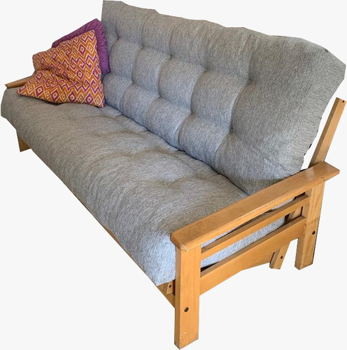 Colchon De Futon 2 Partes + 2 Caramelos En Alumine  Premiun