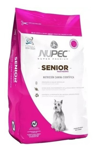 Imagen 1 de 1 de Alimento Nupec Senior Raza Pequeña 8kg