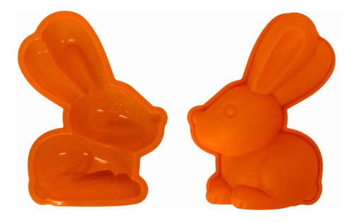 Molde Silicon Conejo Pascua 1 Cavidad Chocolates Jabon Hielo