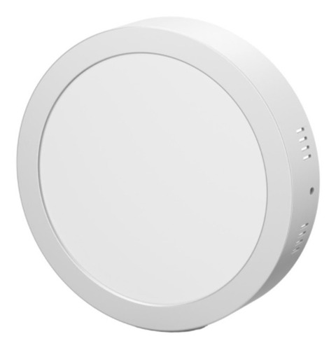 Imagen 2 de 7 de Luminaria Panel Plafon Aplicar Blanco Redondo 24w 220v