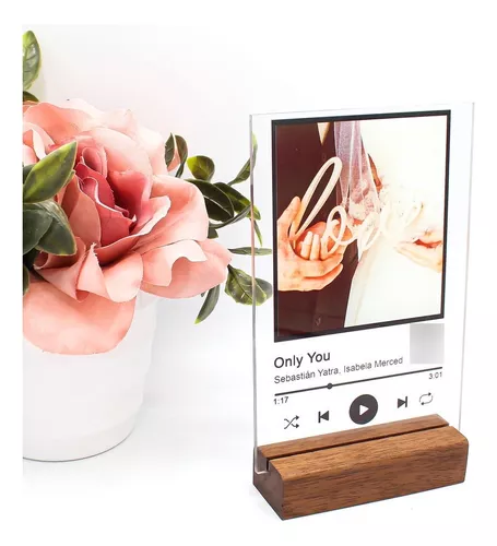 PLACA TRANSPARENTE SPOTIFY PERSONALIZADA - Ariann Music