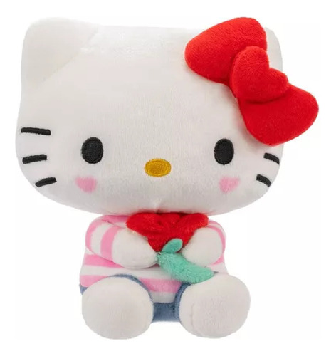  Peluche Hello Kitty & Friends Flor Rosa 20 Cm Jazwares 