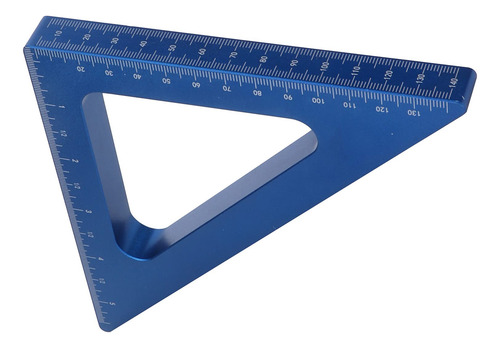 Regla De Metal 45 Grados Aleación De Aluminio Para Medición Color