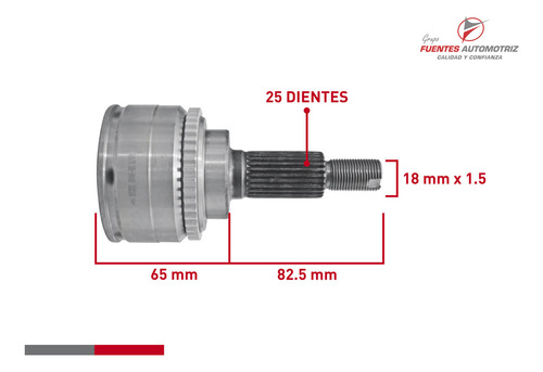 Espiga Lado Rueda Derecha Suzuki Swift 1.5 2005 2006 C/abs