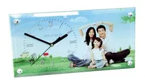 Comprar Reloj De Vidrio Rectangular Sublimable, Sublimación Br 