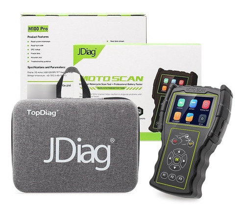 Scanner Motos Jdiag M100 Pro 10-15v Diagnostico Para Motos 