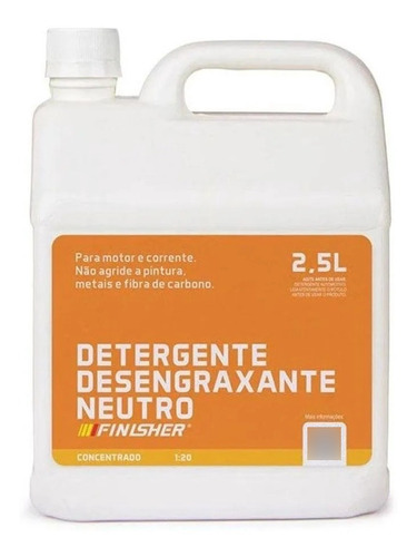 Detergente Desengraxante Neutro Finisher 2,5 Litros 