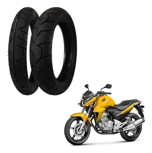 Par Pneu Maggion D T 100/80-17 130/70-17 Faze Twister Cb 300
