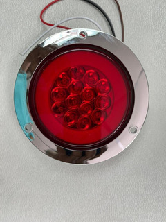 Stop 14 Led Rojo 12v/24v Ojo De Angel